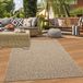 Teppich-Traum Tapis d'extérieur élégant aspect sisal, adapté pour balcon, terrasse et jardin. Dimensions : 200 x 290 cm