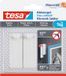 tesa® Klevende spijker behang en pleisterwerk 1kg wit 2 stuks