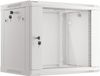 Lanberg 19 pouces armoire murale - 9U - 600 x 450 mm - Gris - Porte en verre - Armoire rack à monter soi-même V2