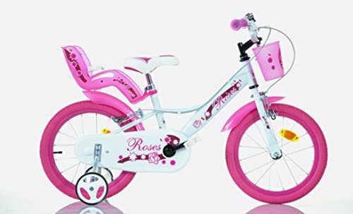 SCH Roses 16 inch wit-5-7 jaar, kinderfiets, wit, 16