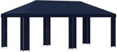 vidaXL Tuinpaviljoen 6 x 3 m Blauw Polyester Staal 190 gsm