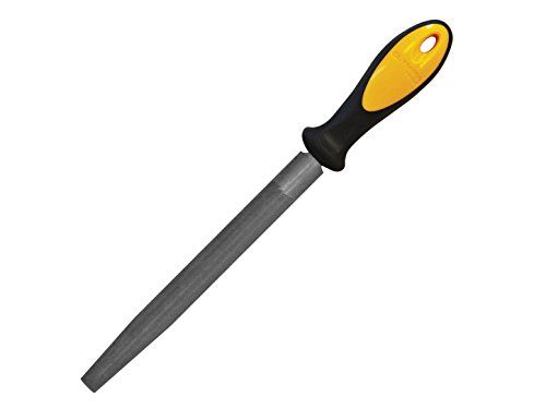 Roughneck ROU30308 200 mm Plat Bestand - Zwart Half Rond Bestand Zwart