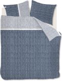 Riviera Maison Rivièra Maison Amsterdam Loft dekbedovertrek Lits-Jumeaux (240x200/220 cm) - Blauw Grijs
