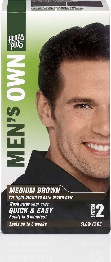 Hennaplus Men's Own Medium Brown Haarverf