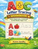 ABC Letter Tracing Workbook: Learn Uppercase, Lowercase Letters and First Words | Handwriting Practice for Ages 3–5