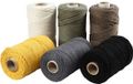 Creativ Company CC Macramé Corde, L: 198 m, dia. 2 mm, couleurs assorties, 6x330 g/ 1 paquet