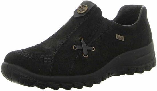 Rieker Dames L7171 Slipper - Zwart - Maat 38