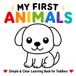 My First Animals: Simple & Clear Learning Book for Toddlers