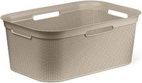 Rotho Brisen wasmand kunststof 41 liter cappuccino flexibel design