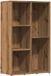 vidaXL Boekenkast 50x25x80 cm bewerkt hout artisanaal eikenkleur