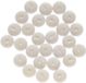 Atmosphera Citronella geur Waxinelichtjes - transparante cup - Citrus - 27x stuks - 7 branduren