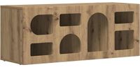 vidaXL TV-meubel eiken ambachtelijk 100 x 35 x 40 cm