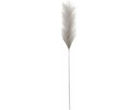 House of Seasons Pluimgras losse steel/tak - zilvergrijs - 104 cm - Decoratie kunst bloemen