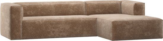 WOOOD Bean Hoekbank Rechts - Chenille - Velvet Taupe
