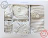 Grundle Andywawa 10-delig geboorte setje schaap unisex wit/beige lange mouw katoen maat 56/62
