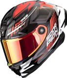Scorpion EXO-Race Air Kobra FIM 2 Helm - Zwart/Rood