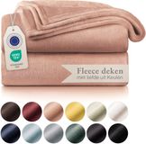 Blumtal - Fleece Deken - Super Zacht Fleece Plaid 130x150 cm - Oud Roze