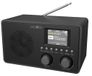Reflexion DAB+ digitale radio met Bluetooth 5.0, USB, AUX-in, FM, zwart | HRA1824DAB+/B
