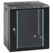 VidaXL Netwerk kabinet met opslag zwart 53 x 45 x 60 cm staal