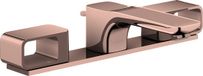 Hansgrohe AXOR Urquiola 3-Loch Waschtischarmatur DN15 mit Platte, 11040300, rosé