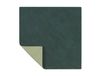 LIND DNA Set de table carré réversible Nupo S 1 pièce Vert foncé-vert olive