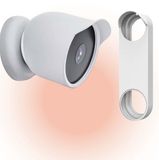 Merkloos / Sans marque Google Nest Beveiligingscamera Hoes - Wit