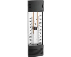 TFA Thermometer mini/max kwikvrij zwart