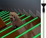 Shenzhen Haorui Industrial Technology Co., Ltd. Bandes antidérapantes fluorescentes, autocollants lumineux 90x3 cm, escaliers, ruban photoluminescent, XXL (90 x 3 cm), pour escaliers intérieurs, autocollants antidérapants, lot de 18