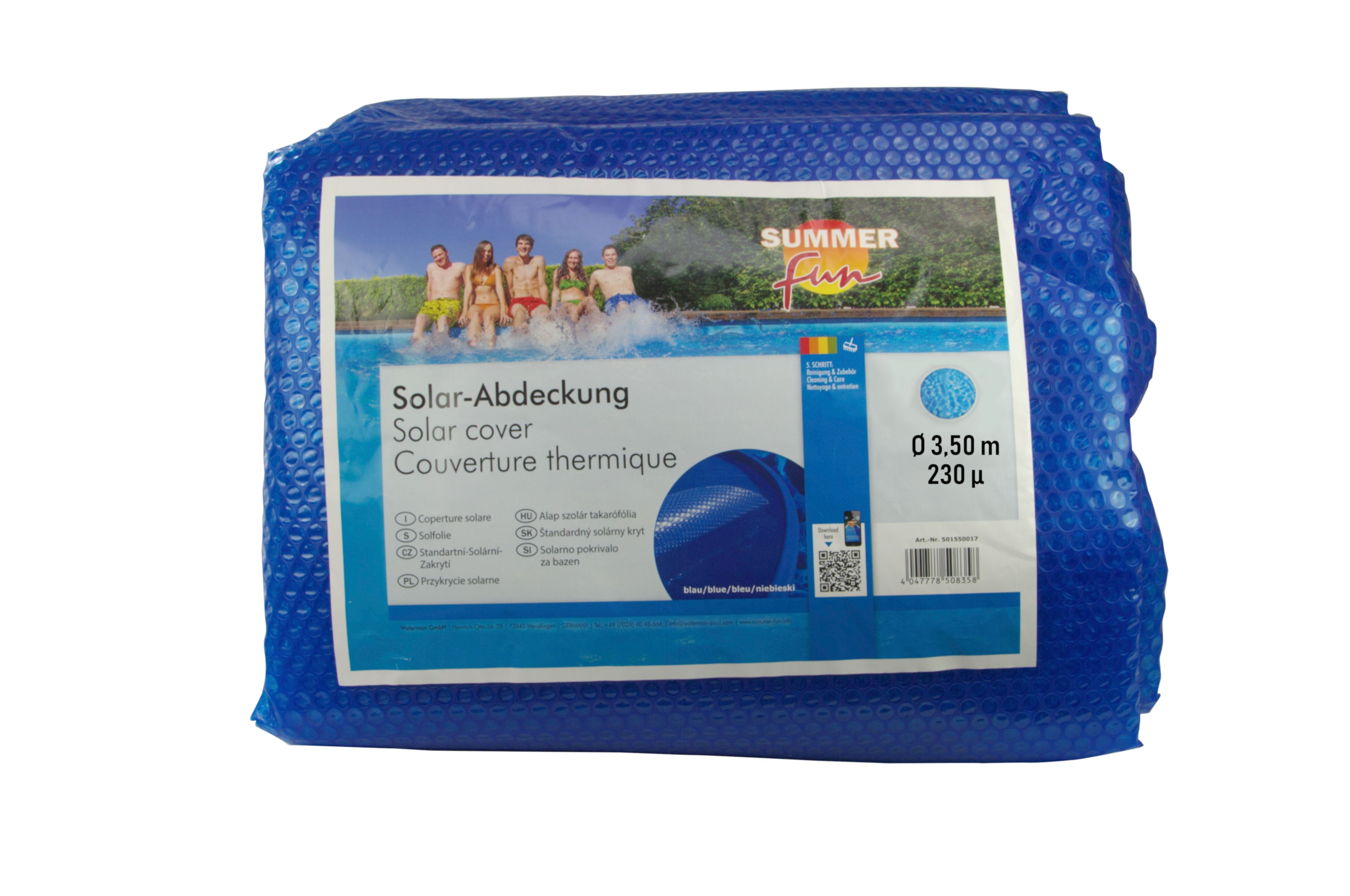 Summer Fun Zomerkleed rond 3470 mm blauw 0,23 mm