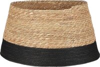 Mica Decorations Kerstboomrok - H26 x Ø50 cm - Zeegras - Zwart