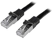 Câble réseau Cat6, 5 mètres, blindé (SFTP), RJ45, noir