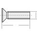 TOOLCRAFT 889773 Vis de tête M5 10 mm Cruciforme Phillips DIN 965 Acier zingué 1 pièce