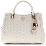 GUESS handtas schoudertas Stacey Girlfriend Satchel Cream White crème