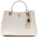 GUESS handtas schoudertas Stacey Girlfriend Satchel Cream White crème