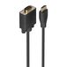 AISENS A122-1010 adaptateur de câble vidéo 1 m HDMI Type A (Standard) VGA (D-Sub) Noir
