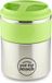 Pioneer Voedselcontainer 1,5 L roestvrij staal dubbelwandig 2-in-1 met extra brede mond geïsoleerde lunchbox voor soep/eten 4 uur warm 8 uur koel lekvrij BPA-vrij - groen