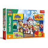 Trefl – Paw Patrol, puppy’s en dinosaurussen – 100 stukjes