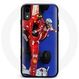 Maniacase Etui voor iPhone X Formule 1 rood Fernando Alonso