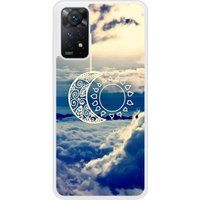 Xiaomi Bedrukt siliconen hoesje compatibel met Redmi Note 11 Pro, Xiaomi Redmi Note 11 5G Lune soleil