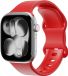 Selected by GSMpunt.nl SBG Siliconen Bandje Geschikt voor Apple Watch 1/2/3/4/5/6/7/8/9/10/11/SE/Ultra - 49/46/45/44/42MM - Horlogebandje Rood