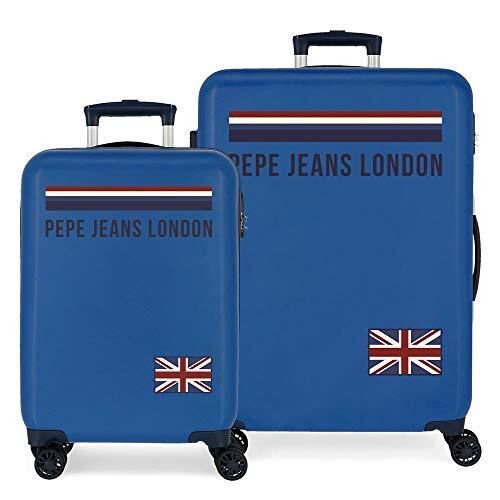 Pepe Jeans Kofferset overlap harde schaal 55-68 cm