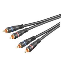 Goobay AVK 132-500 Audio Kabel - 5.0m - Zwart