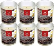 Trend Candles Bougie parfumée - 6 pièces - Anti-tabac - 25 heures de combustion - Blanc