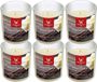 Trend Candles Bougie parfumée - 6 pièces - Anti-tabac - 25 heures de combustion - Blanc
