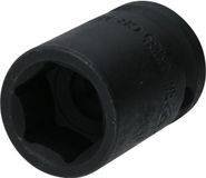 BRILLIANT TOOLS 1/2" krachtdop zeskant 17 mm kort - BT022639