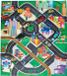 Merkloos / Sans marque Jono Toys Bv Autospeelkleed Down Town 80 x 70 cm inclusief autootjes
