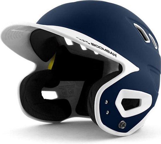 Boombah Defcon Helmet Navy Blauw/Wit Junior