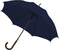 L-Shop-Team Nederland B.V. Grand paraplu avec manche en bois - 103 cm - Bleu