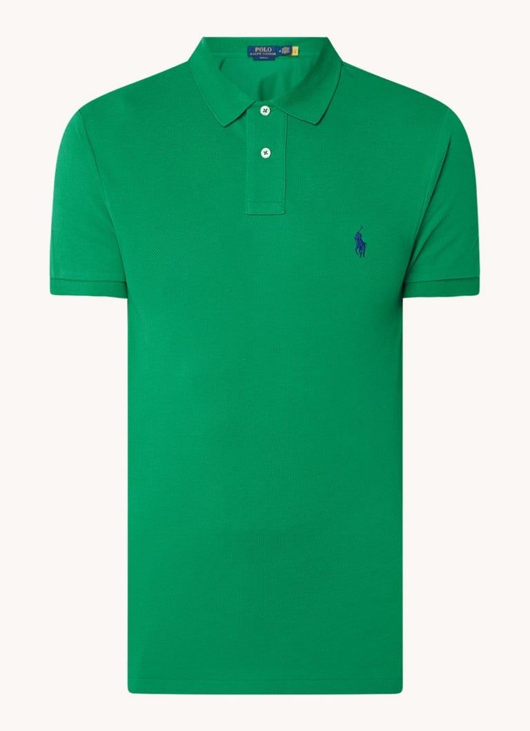 Ralph Lauren Slim Fit Piqué Cotton Polo Shirt