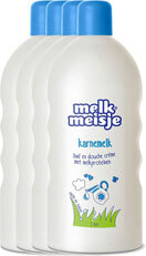 Melkmeisje Bad En Douchecreme Karnemelk Voordeelverpakking 4x2000ml